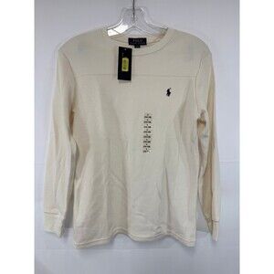 Polo Ralph Lauren Kid’s Waffle Knit Thermal Crew-Neck T-Shirt NWT Size L 14/16